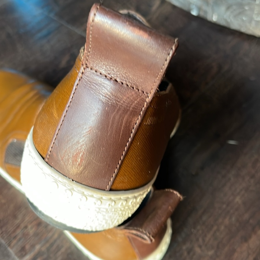 Jimmy Choo Brown Slip-On Leather Loafers - Picture 8 of 8